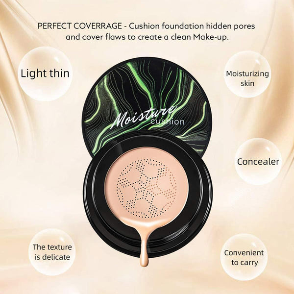 SUNISA foundation Base Original 3 In 1 | Air Cushion CC & Bb Cream | Waterproof Foundation