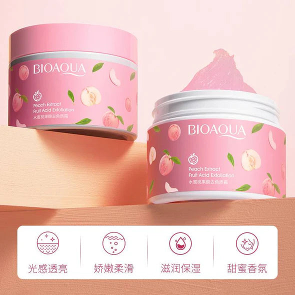 Biaoaqua peach extract exfoliating Gel face cream