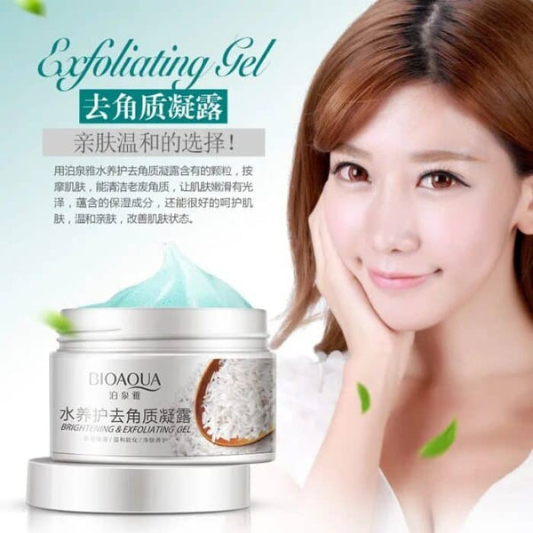 Bioaqua Brightening & Exfoliating Rice Gel Face Scrub